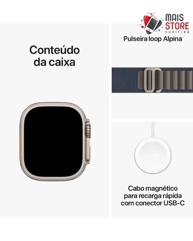 Apple Watch Ultra 2 GPS + Celular Caixa de Titânio 49MM Novo/Lacrado - Foto 6