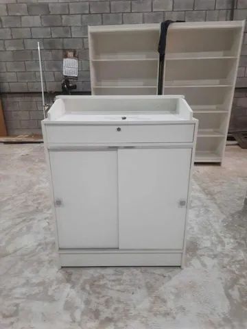 Balcão Caixa com Portas 100% MDF - Foto 2