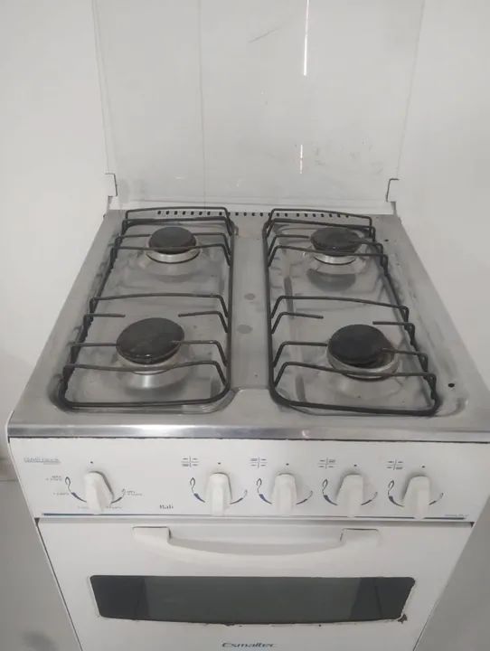 Fogão 4 Bocas usado funcionando perfeitamente  - Foto 5