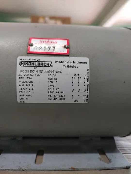 Motor de indução trifásico  - Foto 2