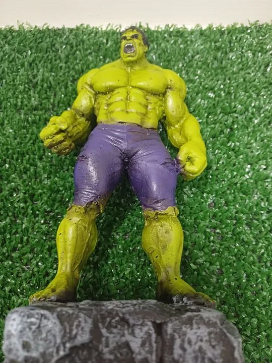 Hulk - Figura de ação Boneco Resina Estátua 20cm  - Foto 3
