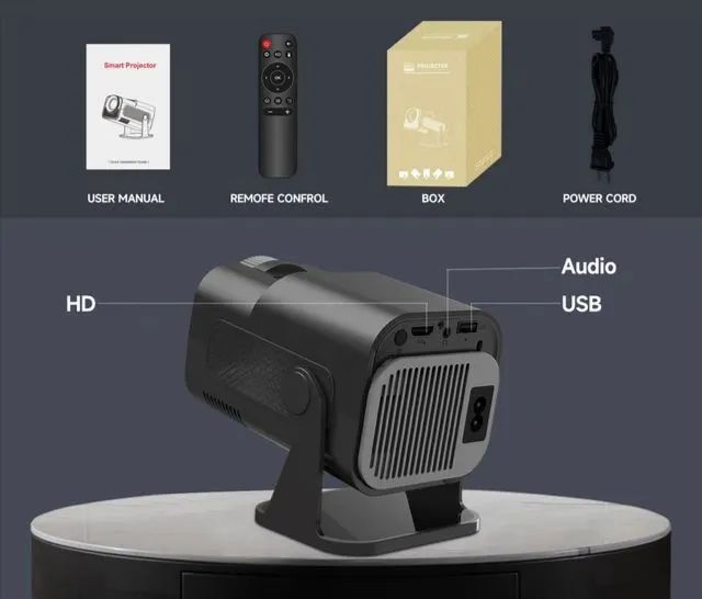 Projetor HY320 Pro portátil Magcubic Android 11, 4K, 300ANSI, sem fio - Foto 2