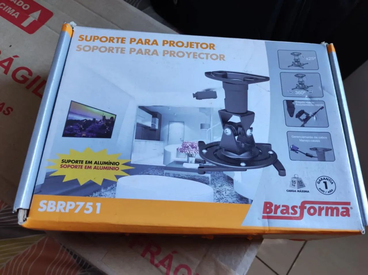 Suporte para Projetor Brasforma SBRP751