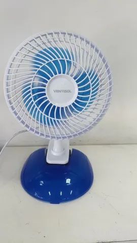 Ventilador pequeno, portátil, novissimo, 110v, bom estado. E outros.