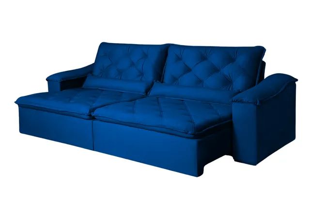 Sofá Retrátil e Reclinável 2,50m Design Holanda  p86 - Foto 2