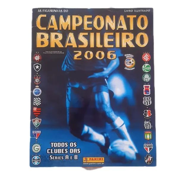 Álbum Figurinhas Campeonato Brasileiro 2006 Panini  Futebol Colecionador 