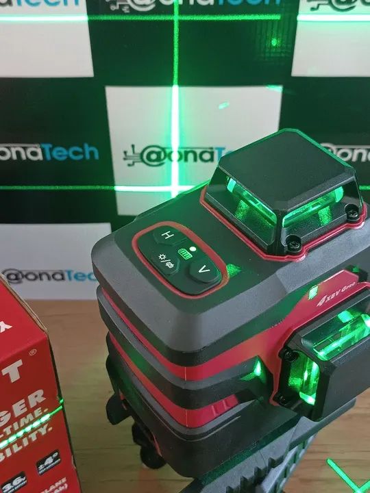 PROMOÇÃO NÍVEL A LASER 16 LINHAS COM BASE GIRATÓRIA AJUSTE FINO  - Foto 4