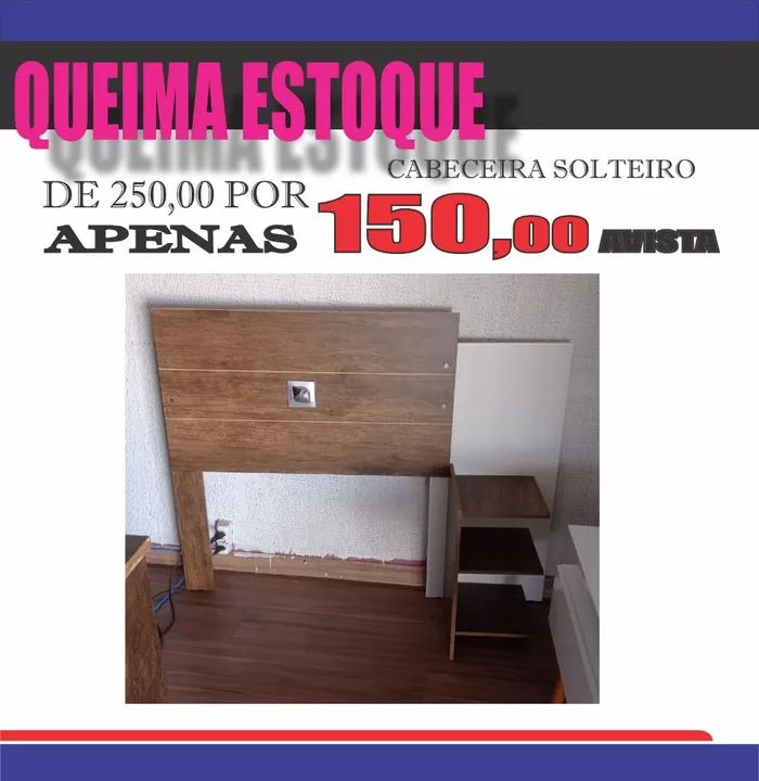 Cabeceira Solteiro  em Promoção 