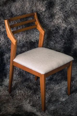 Cadeiras de telinha natural, madeira maciça - Foto 5