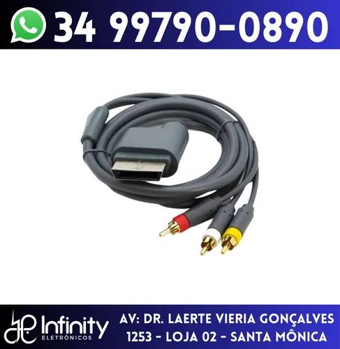 Cabo Av Rca para Xbox 360 