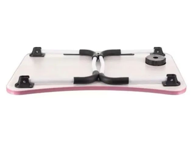 Mesa Dobrável para Notebook/Tablets/Refeições Cor Rosa - Foto 3