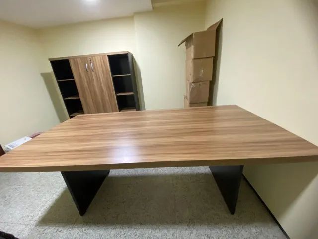 Mesa reunião retangular