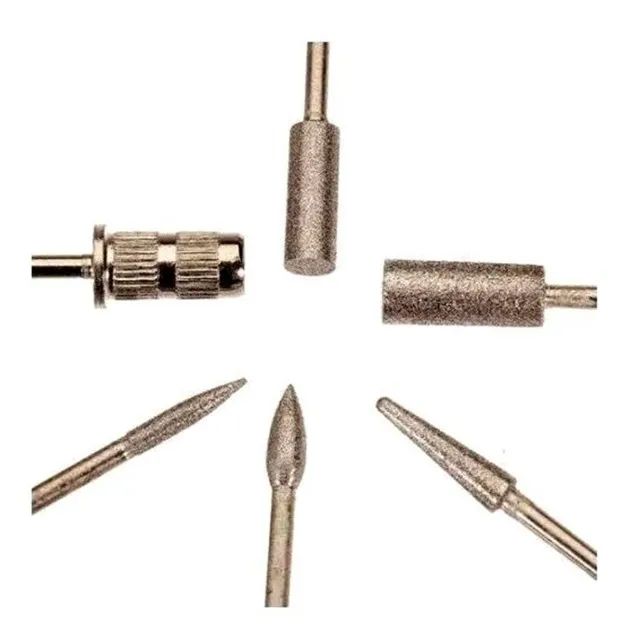 Kit Ponta Diamantada + Lixa para Microretifica - Foto 3