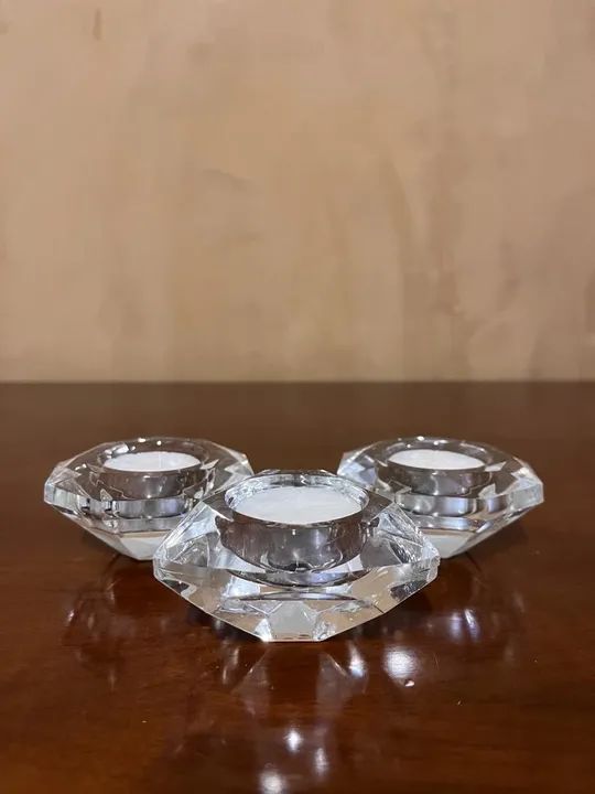 Porta vela vidro - Foto 2