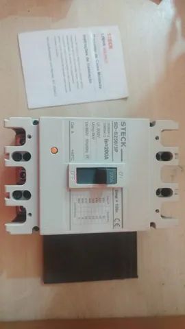Disjuntor caixa moldada 200A steck