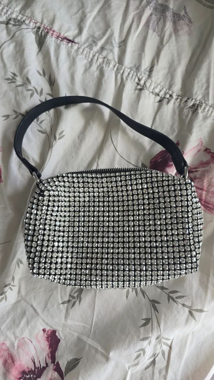 Bolsa strass 