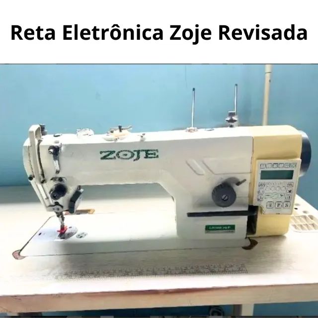 Maquina de Costura Reta Eletrônica Zoje Revisada