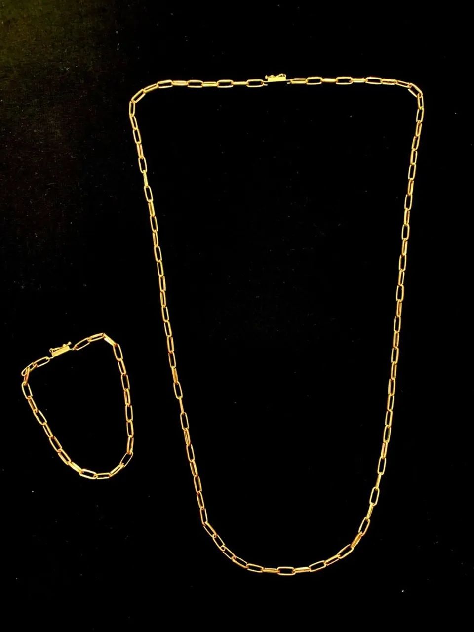 Corrente e pulseira conjunto moeda antiga  - Foto 4