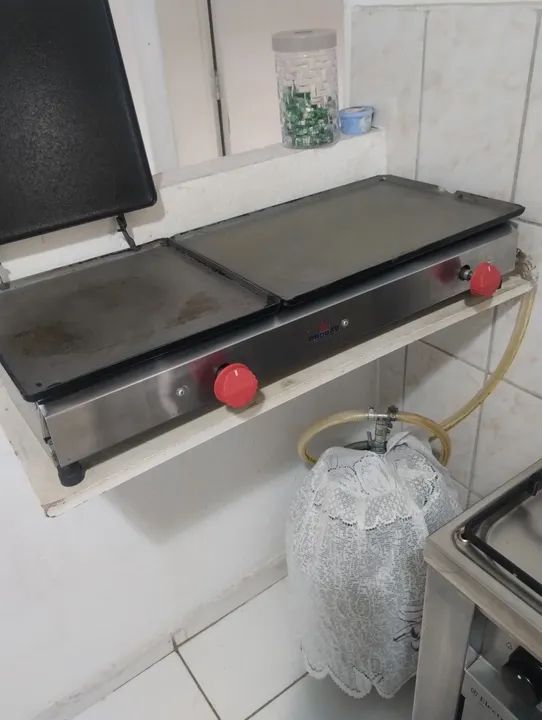 Chapa para Lanches - 2 Bocas - Semi-Nova - Foto 3