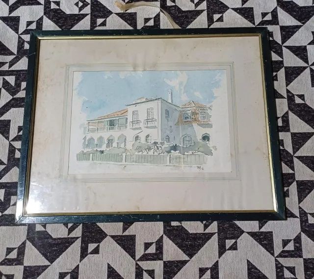 Quadro aquarela 53x63