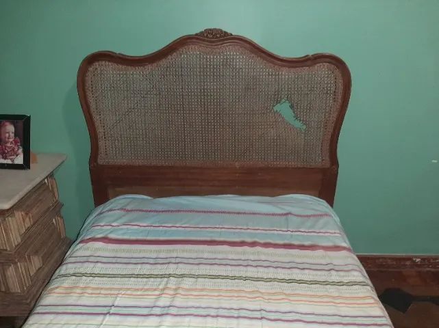 Cama Solteiro - Antiga - no estado.64596145161601122