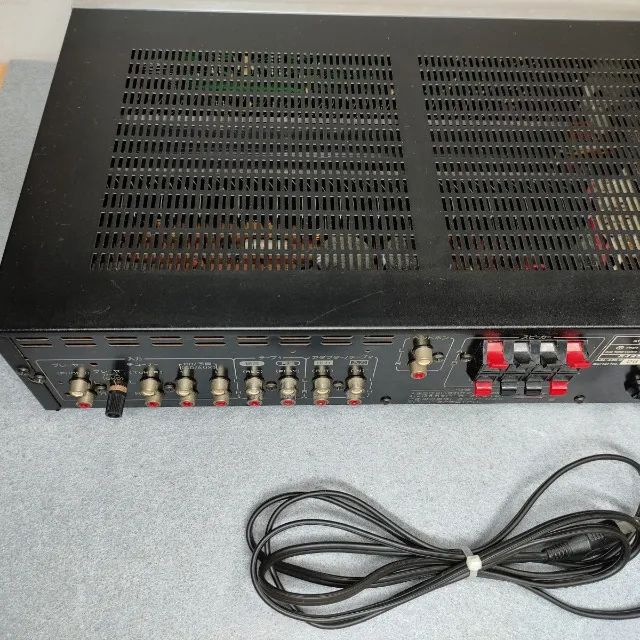AMPLIFICADOR INTEGRADO PIONEER A-Y7 EM ALUMINIO ESCOVADO 100+100 WATTS - Foto 5