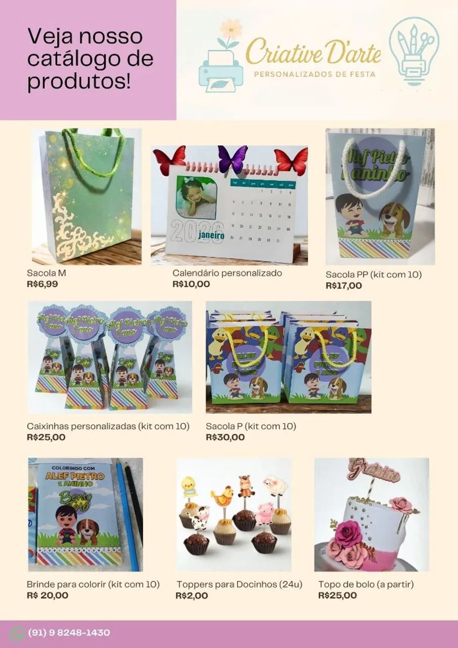 Kit festas (papelaria personalizada) - Foto 2