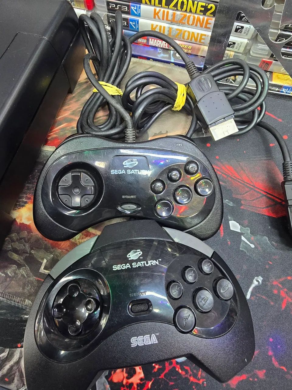 Sega Saturn Console + 2 Controles - DESBLOQUEADO  - Foto 2