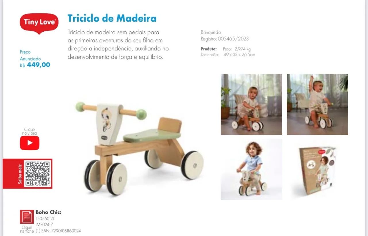 Triciclo de Madeira - Foto 4