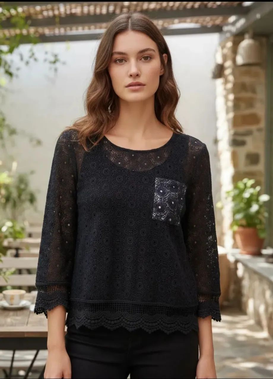 Blusa De Linha Aquamar Since P 