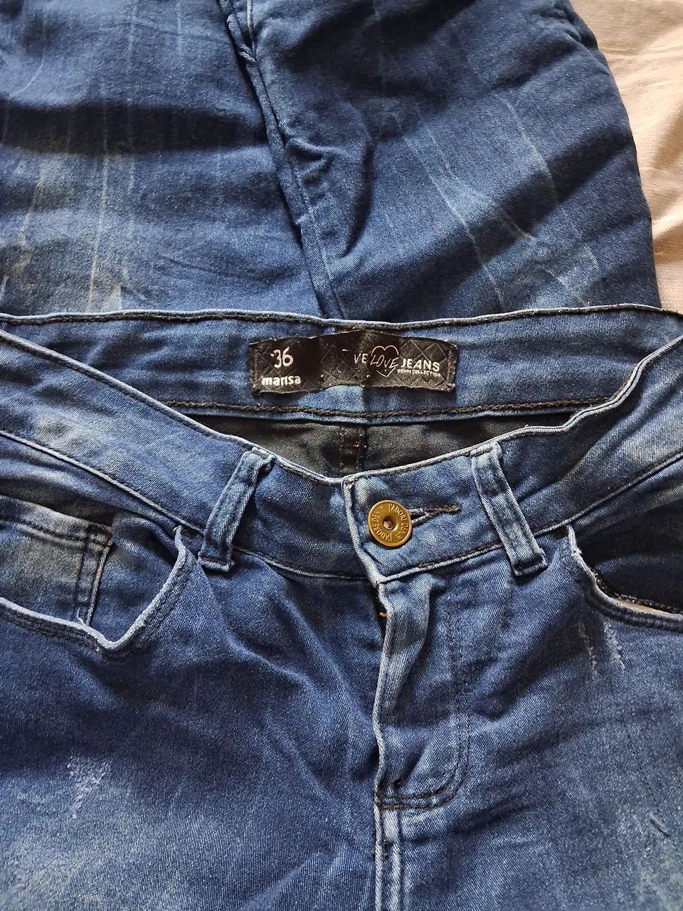Calça Jeans Azul - Tamanho 38 - Foto 4