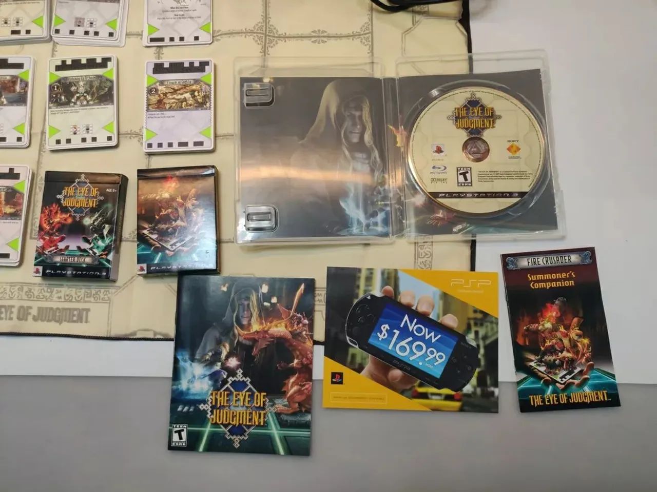 The Eye of Judgment - Jogo PS3 Completo + Mega Pack de Cartas