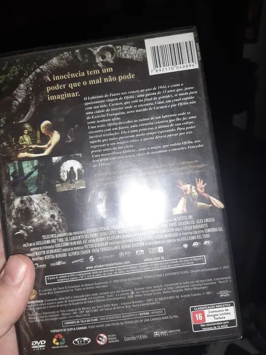 Dvd labirinto do fauno (lacrado) - Foto 2