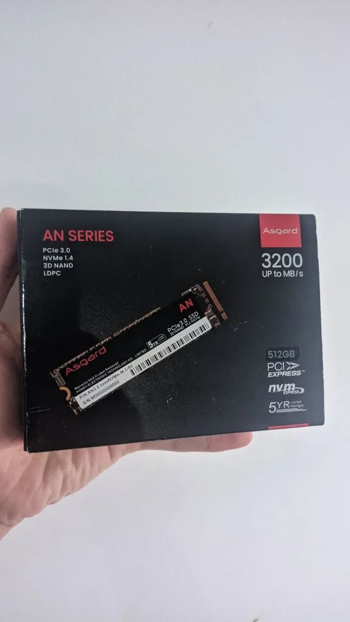 SSD Nvme Asgard 512GB Armazenamento Canudos, Belém 1433614295