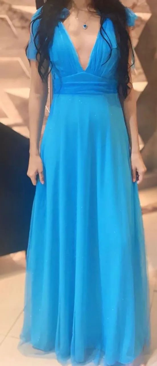 Vestido Azul de Festa P
