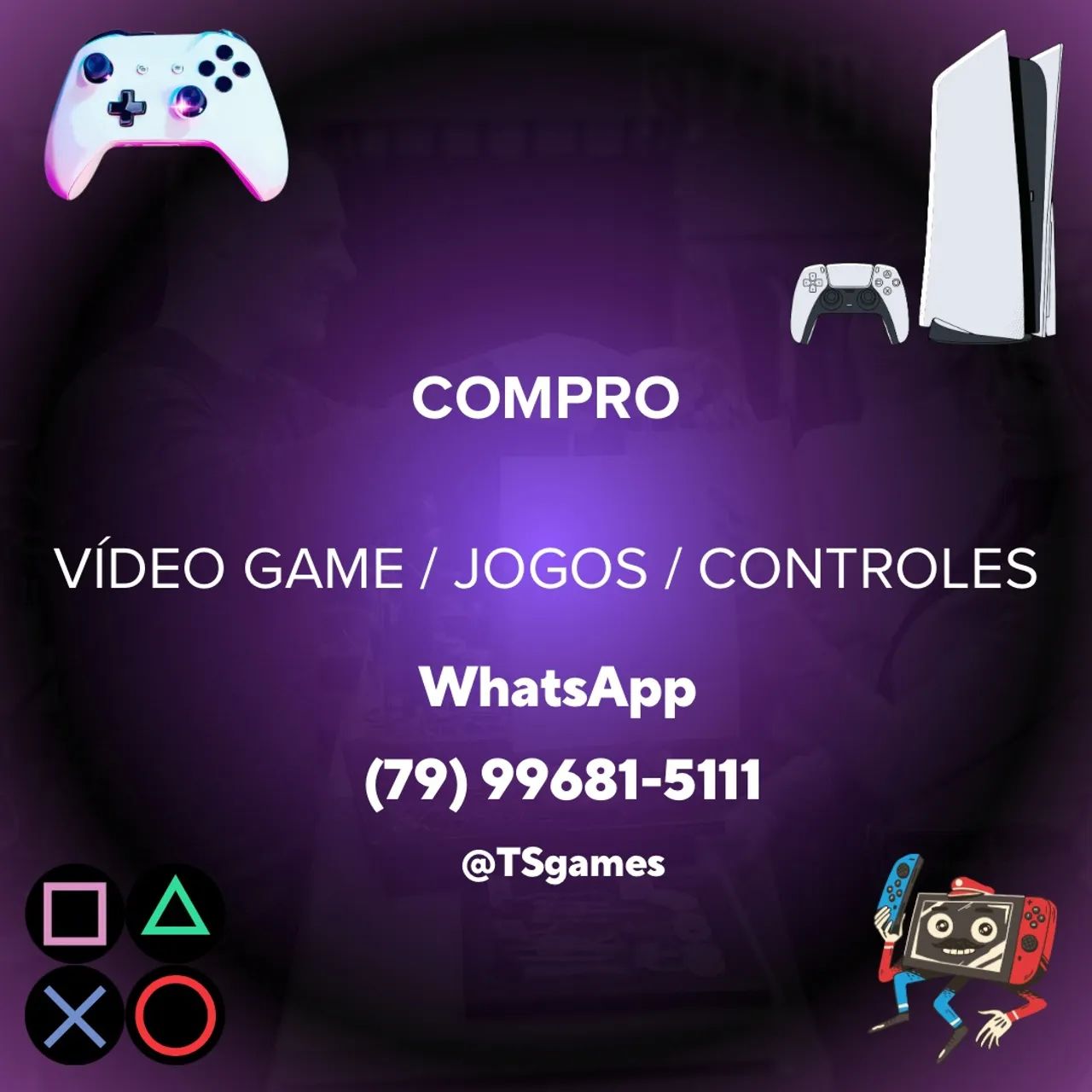 Controle PS4 camuflado - Foto 2