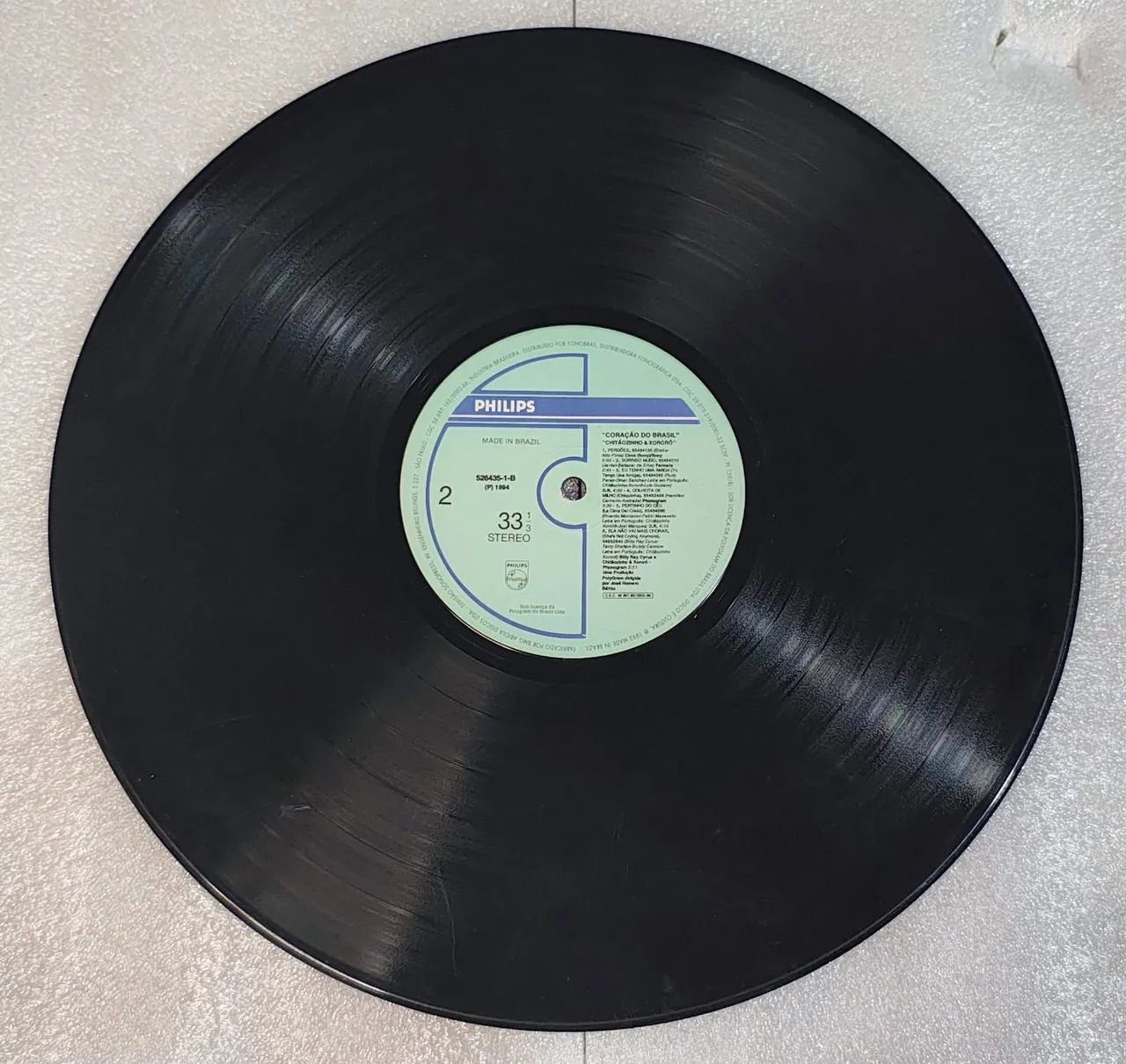 Disco de Vinil Chitãozinho e Xororó - Coração do Brasil  - Foto 5