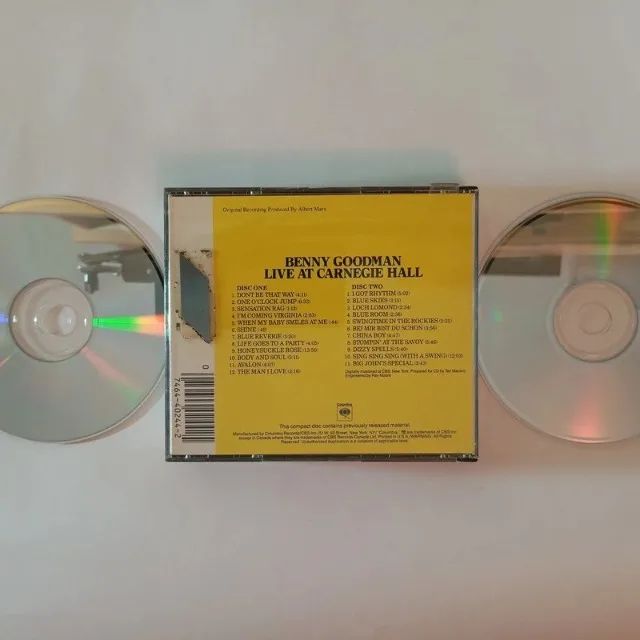 CD Benny Goodman - Live At Carnegie Hall (duplo) - Foto 3