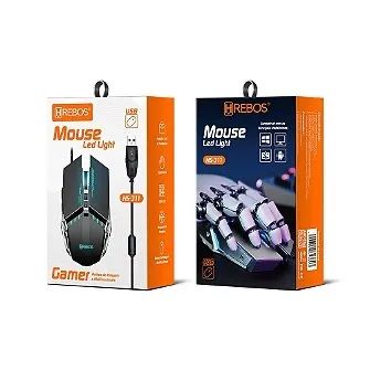 Mouse Gamer rgb 7 botões 