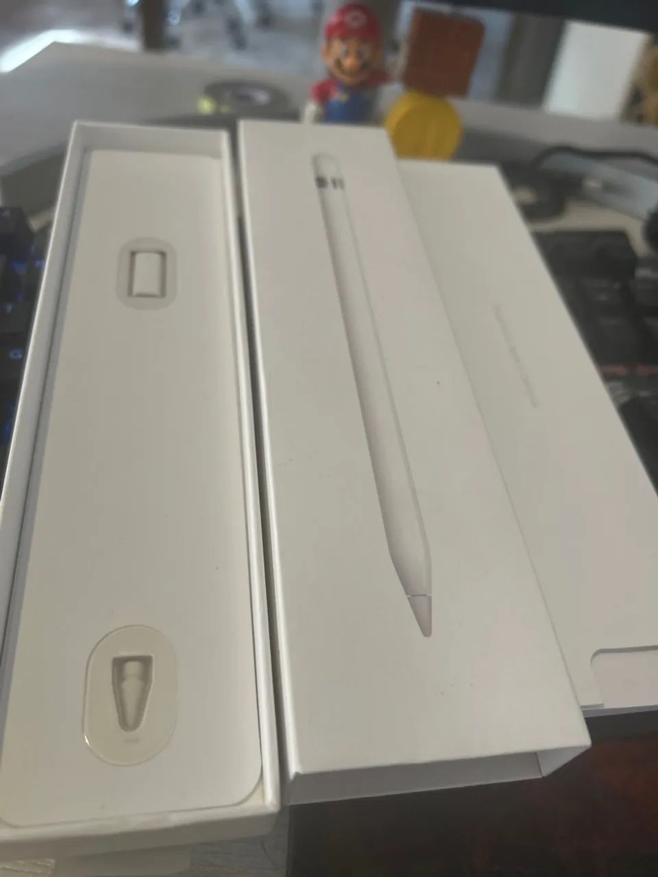 iPad 7th 32gb Gold com apple pencil original (ambos em ótimo estado e com caixa) - Foto 6