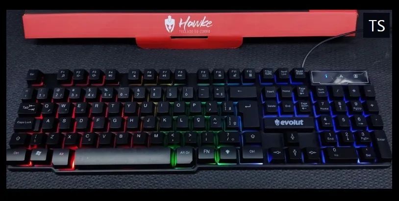 Teclado RPG Evolut - Semi-mecânico