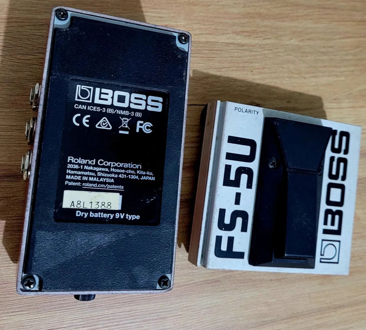 Pedal de Loop BOSS RC-5 + Pedal Boss FS-5U - Foto 3