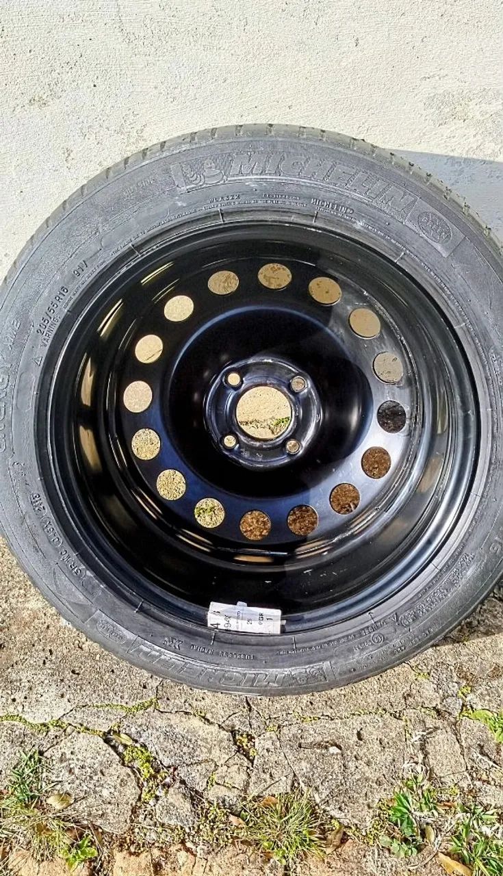 Roda de ferro aro 16 R16 4x108 tala 7J Peugeot Citroën ford - Foto 2
