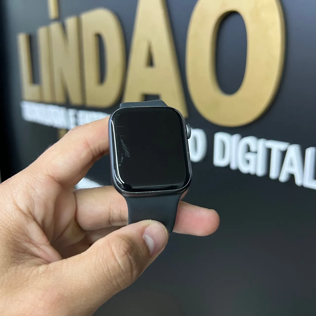 Loja física. Apple Watch Séries 4 44mm preto