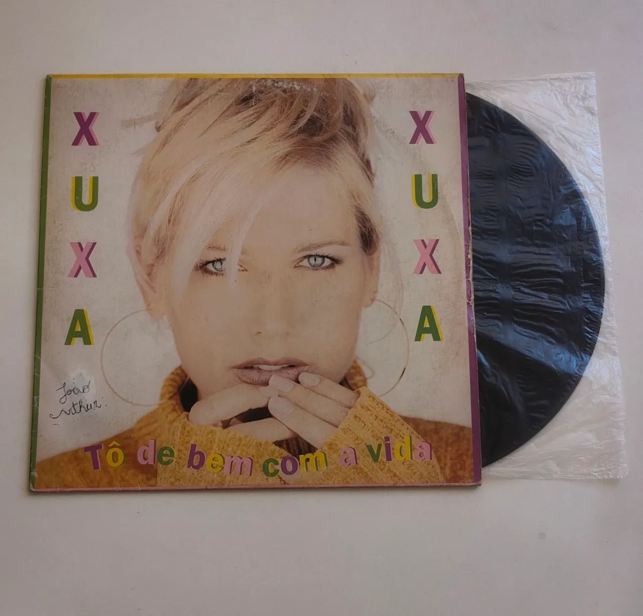 Disco de Vinil Xuxa - Tô de Bem com a Vida