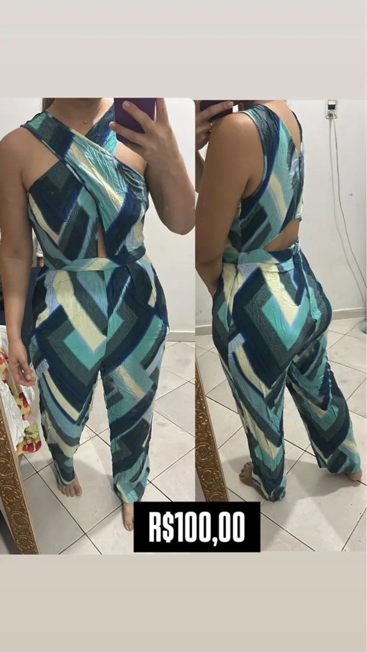 Macacão azul TAM G 