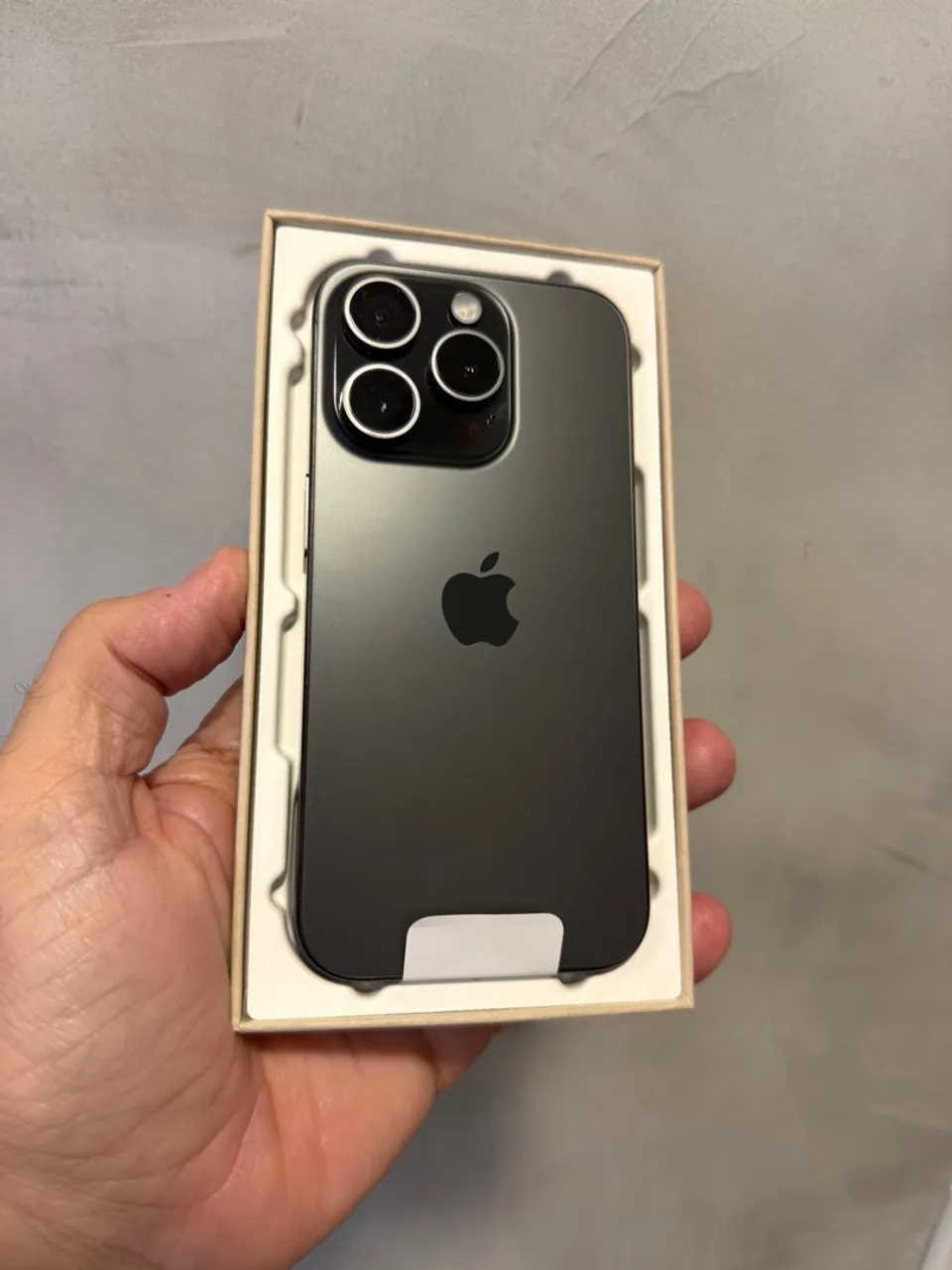 iphone 15 pro 512gb preto novo nunca usado com garantia Apple Care