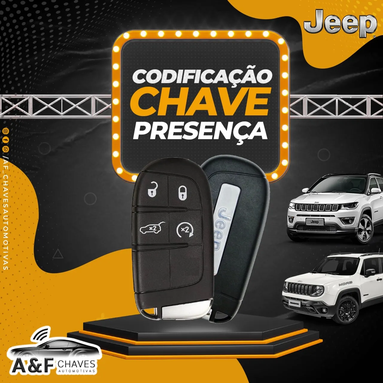 CHAVE PRESENÇA JEEP