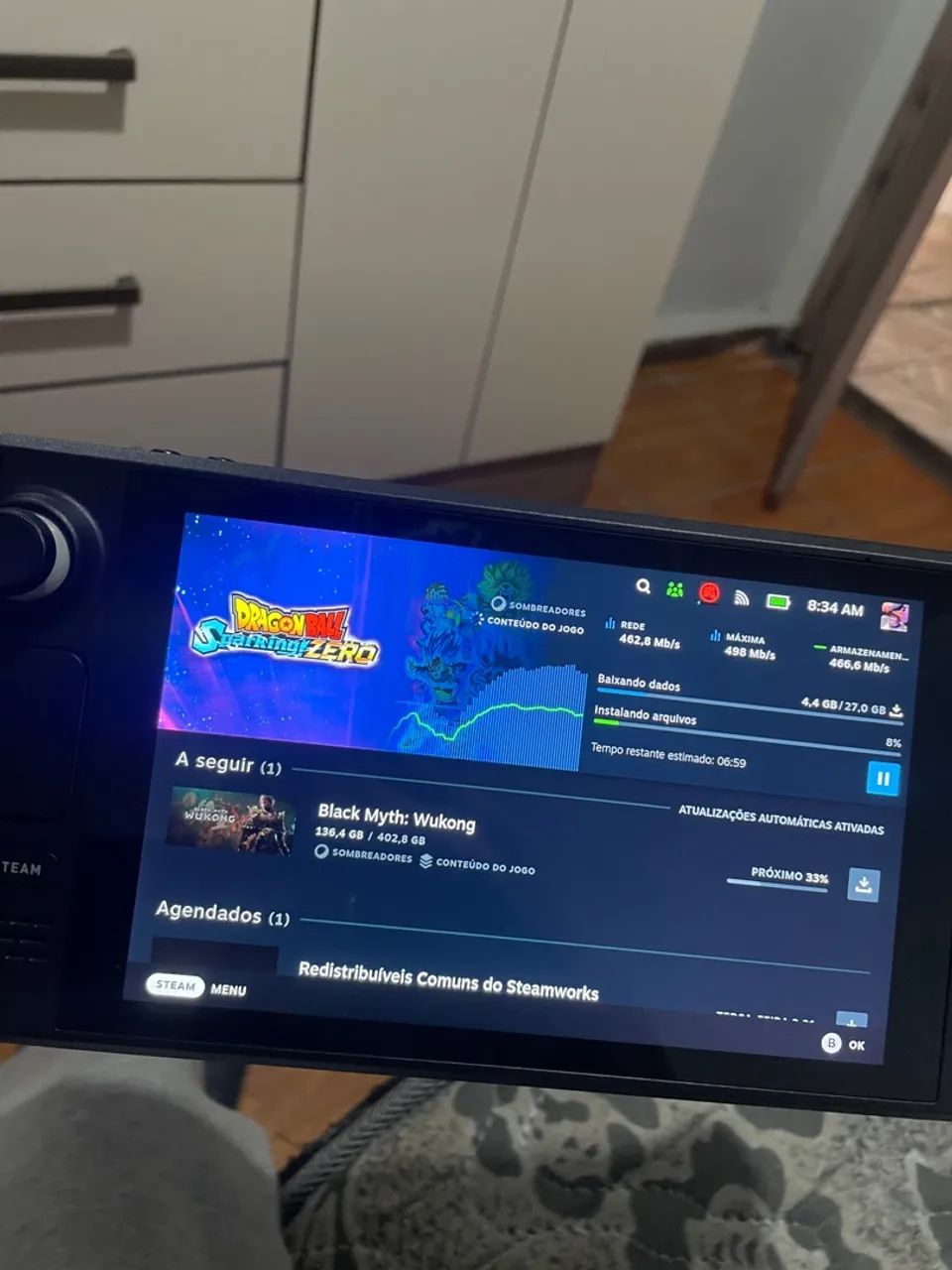  TROCO POR PC  Steam Deck 64GB SSD + MicroSD Lexar 512GB de Brinde - Foto 3