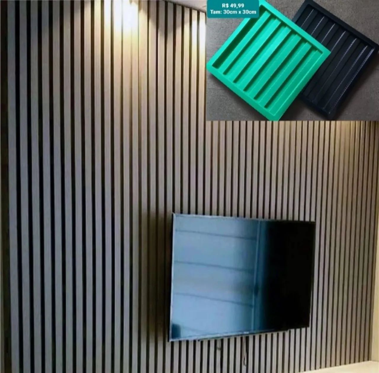 Formas para fazer placas de Gesso 3D - Foto 4